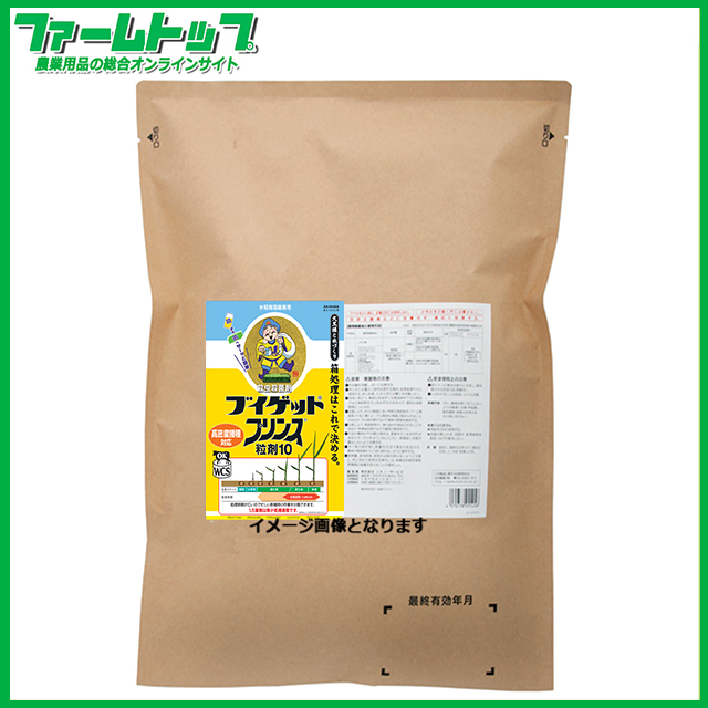 【水稲育苗箱専用殺虫・殺菌剤】ブイゲットプリンス10粒剤　10kg