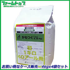 【水稲用除草剤】かねつぐ1キロ粒剤　4ｋｇ×4袋セット【お買い得なケース販売】