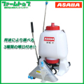 【除草剤、消毒用噴霧器】ASABA　樹脂製背のう噴霧器　SP-10J【耐久性に優れた樹脂製】