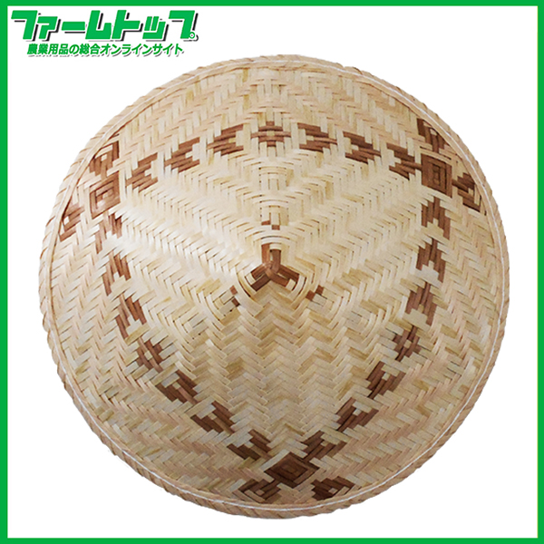 ヒノキ笠　尺3　約39cm　TK-1101　ゴトク・あご紐付き　国産　日除け笠