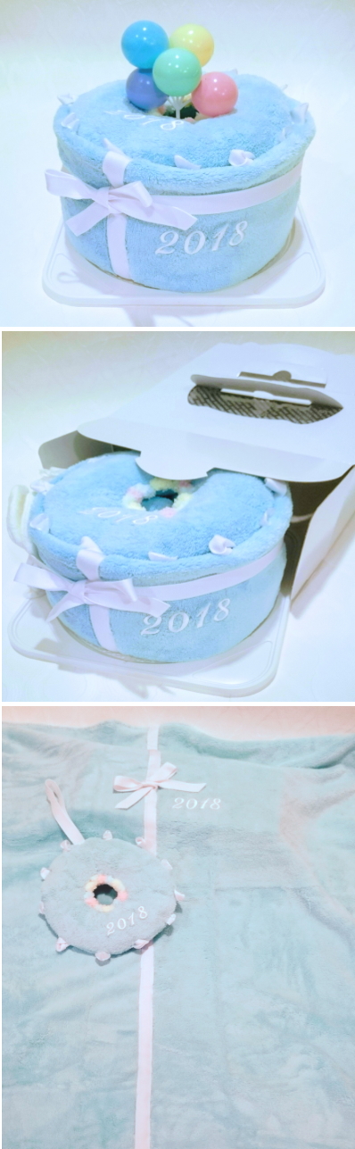 ベビー用ハンドメイド作品に筆記体にイニシャルワッペン