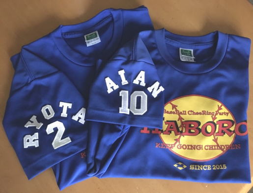 Tシャツにオリジナルワッペン*ファーニー