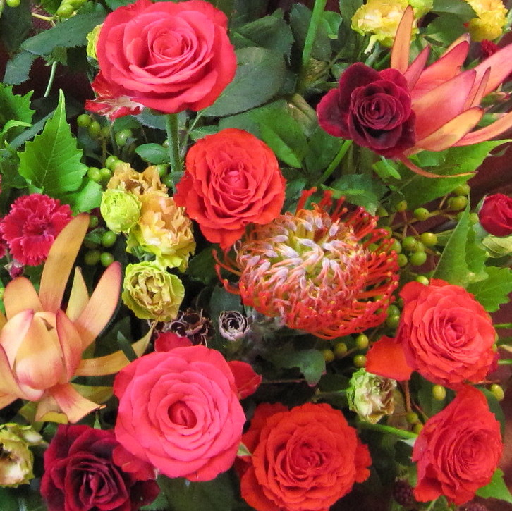 パレット赤アレンジ