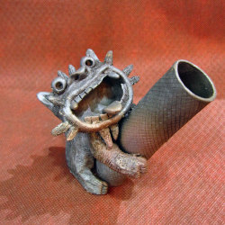 シーサー花瓶とーる１