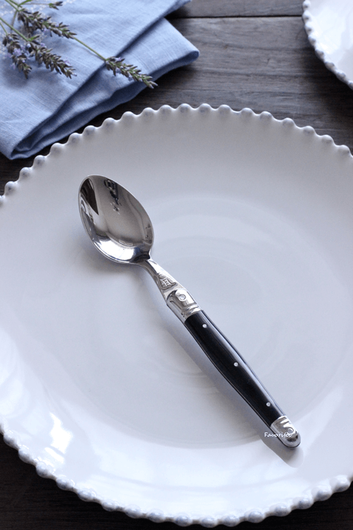 Jean Dubost(ジャン・デュボ)｜ライヨール テーブルスプーン(ブラック)