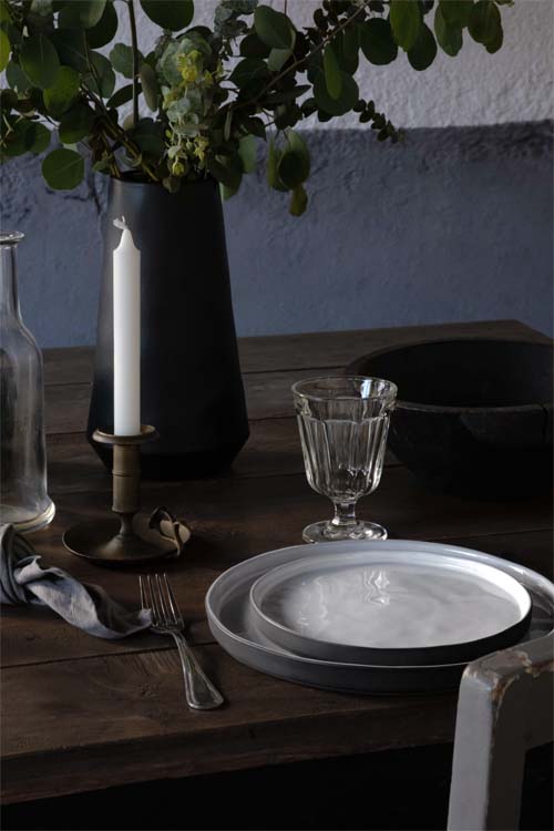 COSTA  NOVA（コスタノバ） ｜ LAGOA ECO GRES（ラゴア エコ　グレース）　サラダプレート ホワイト　