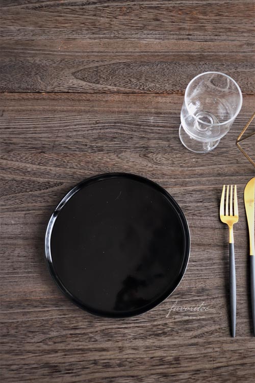 COSTA  NOVA（コスタノバ） ｜ LAGOA ECO GRES（ラゴア エコ　グレース）サラダプレート ブラック