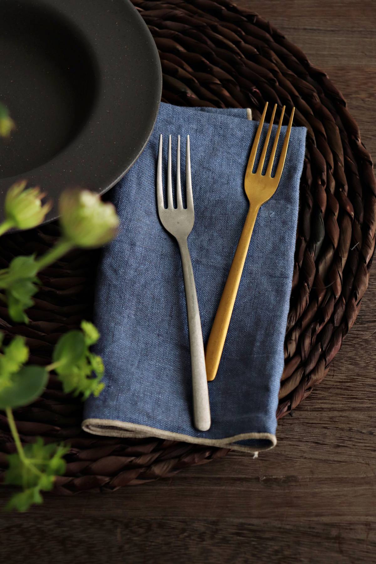 COMAS（コマス）｜Bilbao（ビルバオ）デザートフォーク（シルバー/ゴールド）