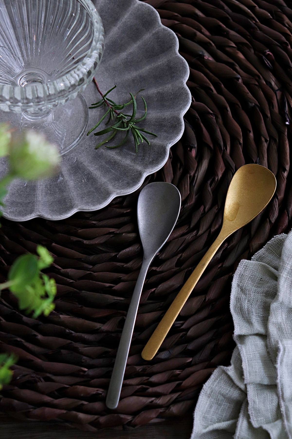 COMAS（コマス）｜Bilbao（ビルバオ）ティースプーン（シルバー/ゴールド）