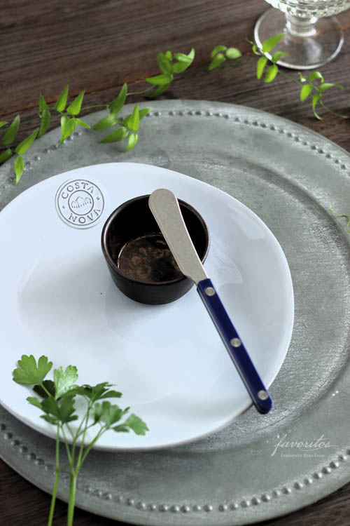 SABRE (サーブル)｜ビストロ ユニ ヴィンテージ バターナイフ（ブルー）