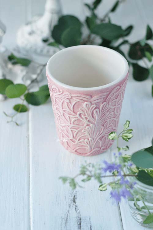 MATEUS(マテュース) ｜レース　マグ（ライトピンク）