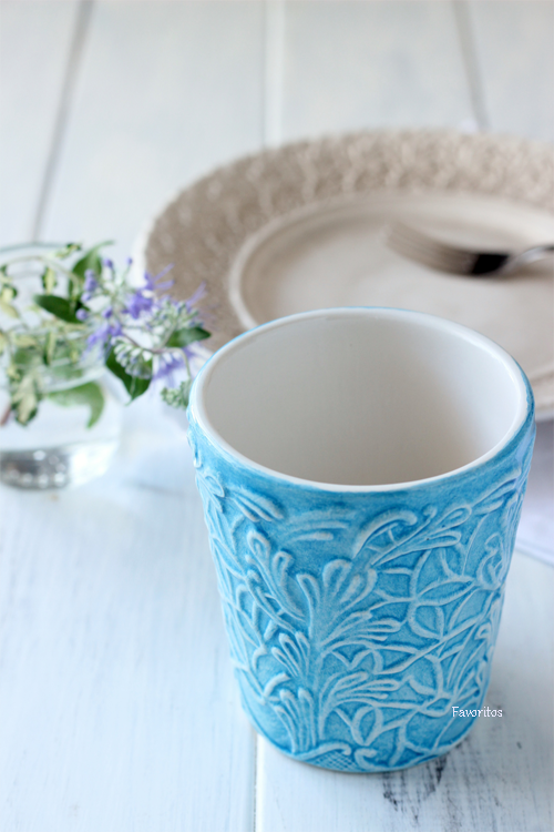 MATEUS(マテュース) ｜レース　マグ（ターコイズ）