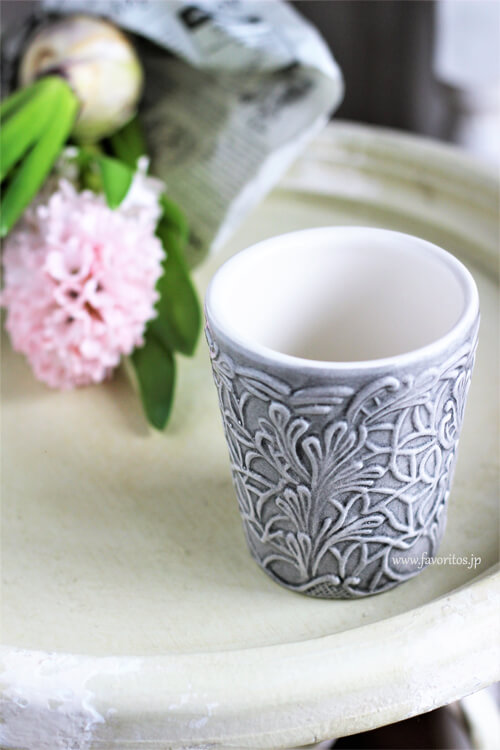 MATEUS(マテュース) ｜レース　マグ（グレー）