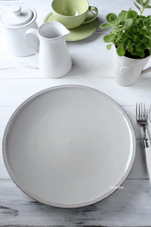 COSTA  NOVA（コスタノバ） ｜FRISO（フリッソ）　ディナープレート（ホワイト/アッシュグレー/セイジグリーン）