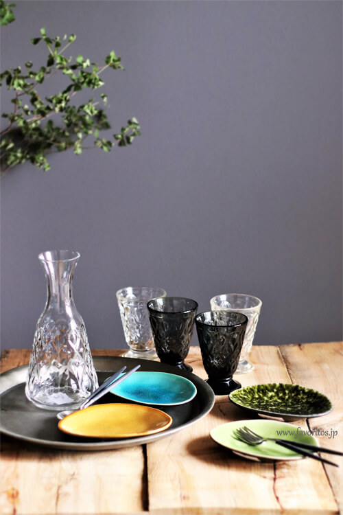 COSTA  NOVA（コスタノバ） ｜RIVIERA（リヴィエラ） ブレッドプレート(ヴェール フレ/アズール/フォレ)