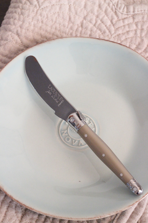 Jean Dubost(ジャン・デュボ)｜ライヨール バターナイフ(カフェオレ)