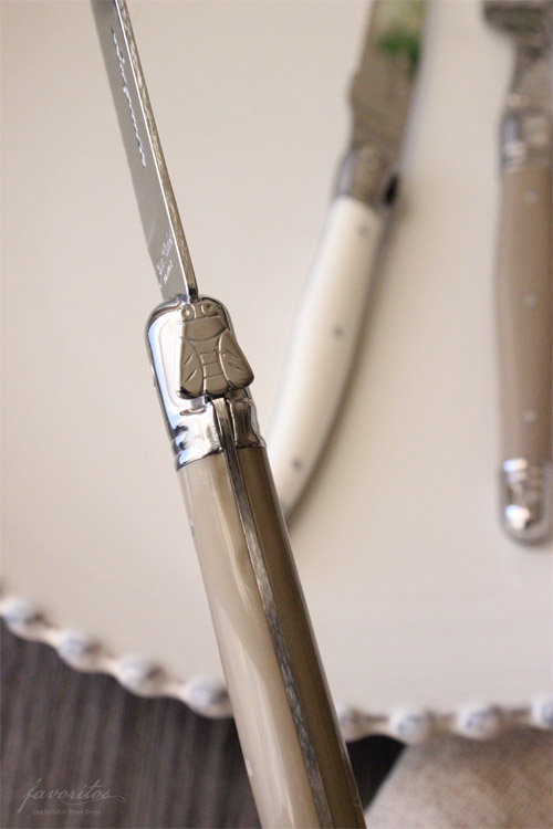 Jean Dubost(ジャン・デュボ)｜ライヨール イングリッシュナイフ (カフェオレ)