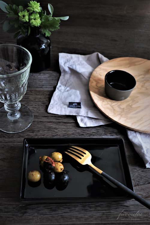 COSTA  NOVA（コスタノバ） ｜ LAGOA ECO GRES（ラゴア エコ　グレース）　レクタングルトレイ ブラック　