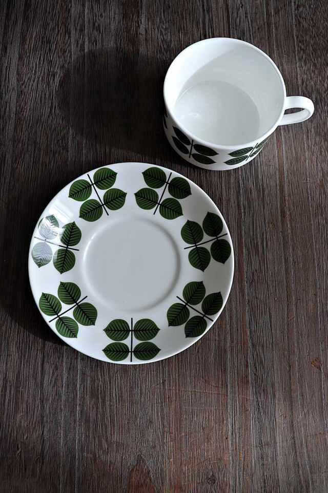 「復刻版」Gustafsberg(グスタフスベリ)｜Bersa(ベルサ)　コーヒーカップ＆ソーサー（正規品）