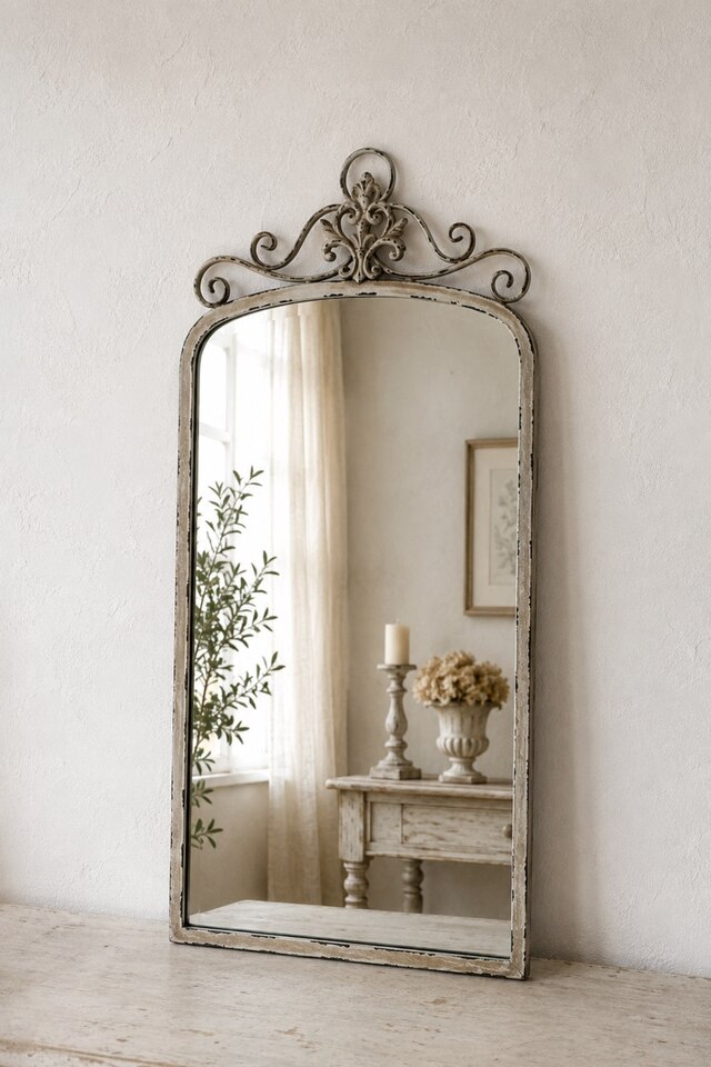 Blanche Arch Mirror（ブランシェ・アーチミラー）｜アンティーク調 壁掛けミラー