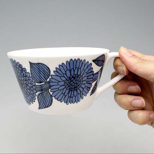 【復刻版】Gustavsberg(グスタフスベリ)｜Blue Aster(ブルーアスター) ティーカップ＆ソーサー