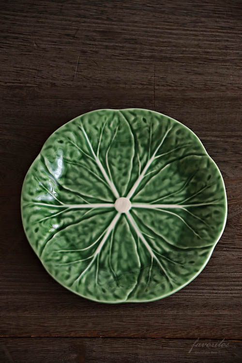 BORDALLO PINHEIRO (ボルダロ・ピニェイロ) ｜ キャベツ　デザートプレート　グリーン