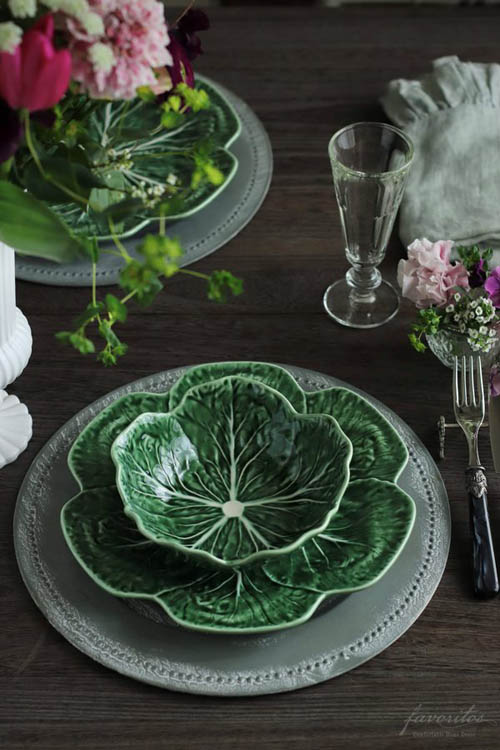 BORDALLO PINHEIRO (ボルダロ・ピニェイロ) ｜ キャベツ　ボウルM　グリーン