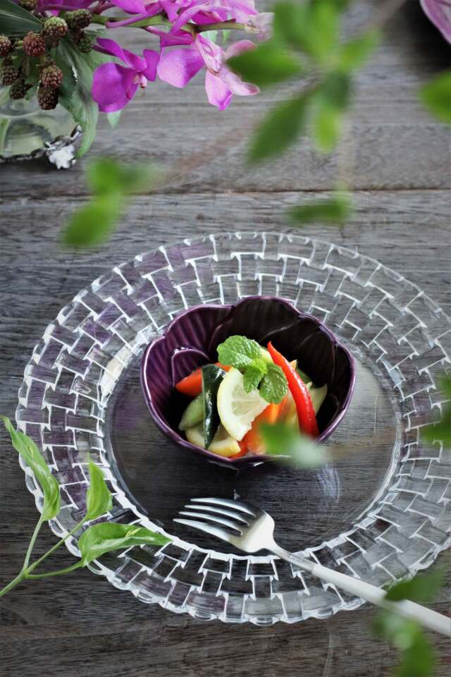 BORDALLO PINHEIRO (ボルダロ・ピニェイロ) ｜BLOOMY(ブルーミー)　プチボウル　アネモネ(パープル)