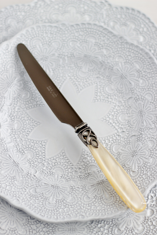 D&D｜ カトラリー パールアイボリ―　(デザートナイフ / デザートフォーク)