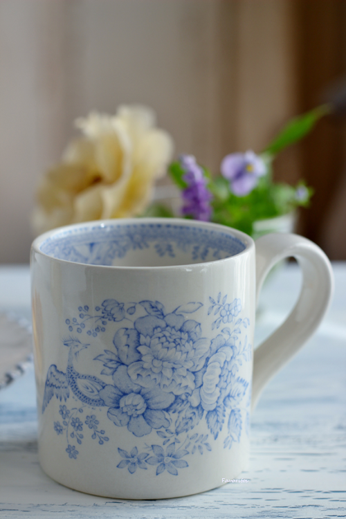 burleigh（バーレイ） ｜ブルー アジアティック フェザンツ マグカップ