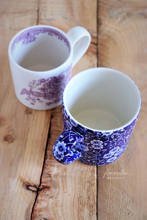burleigh（バーレイ） ｜ブルーキャリコ　ラージマグカップ 400ml