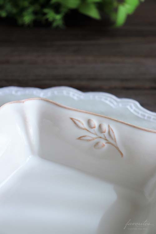 COSTA NOVA（コスタノバ） ｜　ALENTEJO（アレンテージョ）レクタングルベイカー 25 ホワイト