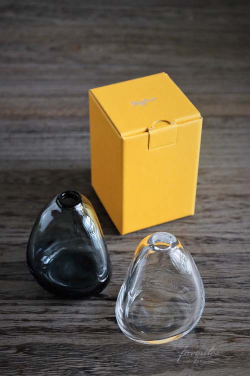 スガハラ｜ミニベース 三角錐（クリアー/インディゴブルー）