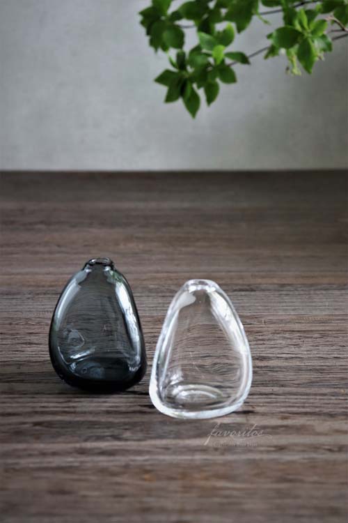 スガハラ｜ミニベース 三角錐（クリアー/インディゴブルー）