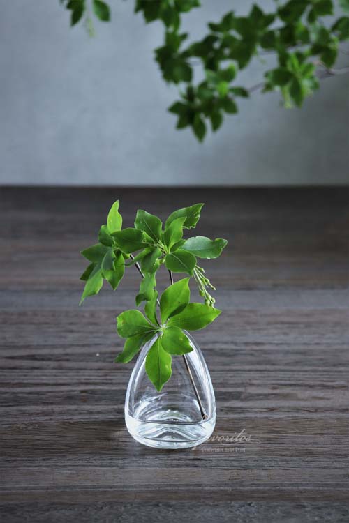 スガハラ｜ミニベース 三角錐（クリアー/インディゴブルー）