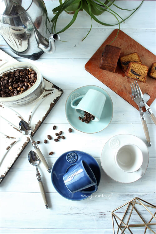 COSTA  NOVA（コスタノバ） ｜NOVA（ノバ）　コーヒーカップ＆ソーサー  （デミタスカップ）0.07L（ホワイト/ターコイズ/デニム）