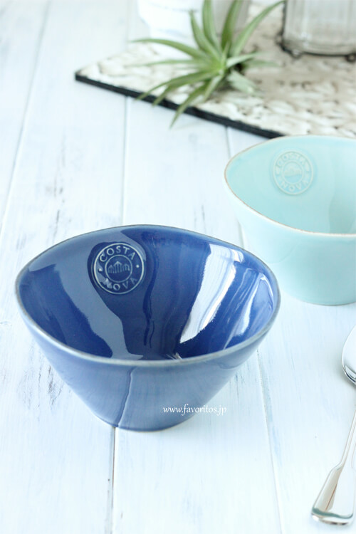 COSTA NOVA（コスタノバ） ｜NOVA（ノバ）　ボウル0.5L（ホワイト/ターコイズ/デニム）