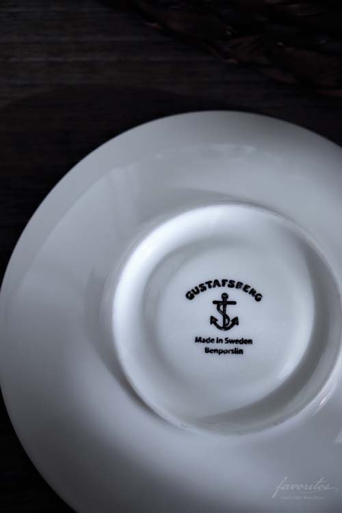 【復刻版】Gustavsberg(グスタフスベリ)｜Prunus(プルーヌス) コーヒーカップ＆ソーサー