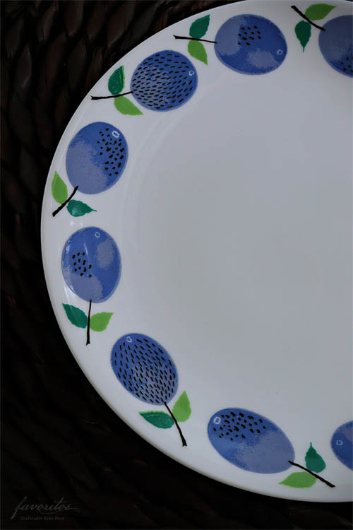 復刻版】Gustavsberg(グスタフスベリ)｜Prunus(プルーヌス) プレート 18cm 