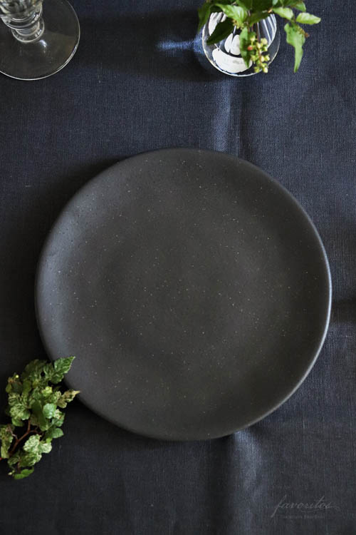 COSTA NOVA（コスタ・ノバ） ｜　RODA（ロダ）ラウンドプレート22（ブラック）