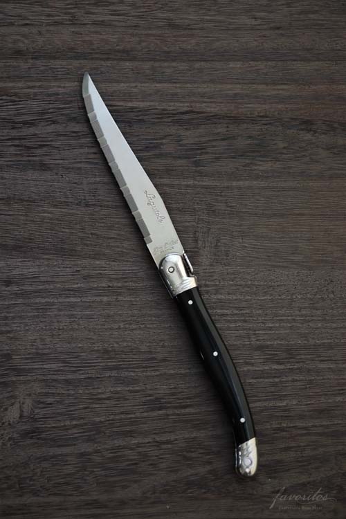 Jean Dubos(ジャン・デュボ)｜ライヨール ステーキナイフ (ブラック)