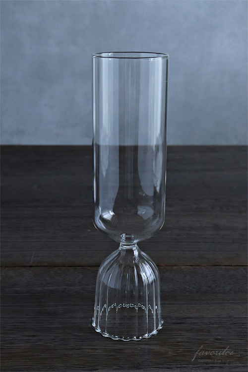 ICHENDORF MILANO（イッケンドルフ ミラノ）｜ TUTU フルート 250ml（クリア/ピンク）