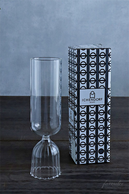ICHENDORF MILANO（イッケンドルフ ミラノ）｜ TUTU フルート 250ml（クリア/ピンク）