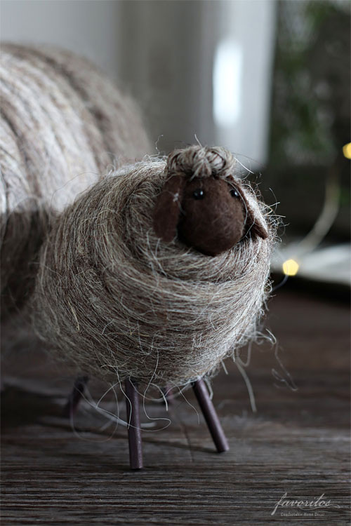 fiorira un giardino（フィオリラ ウン ジアルディーノ）｜ ハンドメイド　ウールの羊のペア