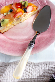 EME（エメ）｜NAPOLEON ケーキフォーク クリア ― イタリア製高級カトラリー