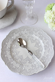 EME（エメ）｜NAPOLEON ケーキフォーク クリア ― イタリア製高級カトラリー