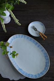 COSTA NOVA（コスタノバ） ｜ BRISA（ブリサ）　オーバルプラターL（ブルー）