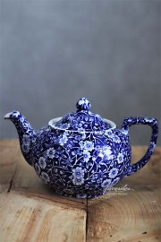 burleigh(バーレイ) |ブルーキャリコ ティーポットS( 3-4 cup 400ml)~次回3月中旬入荷予定