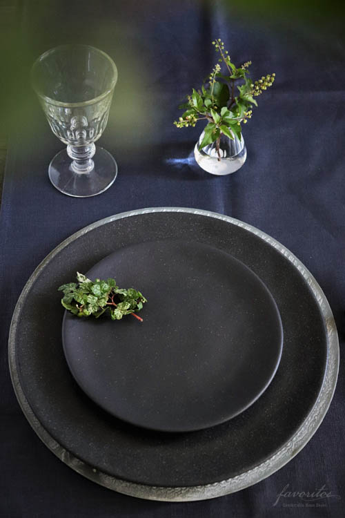 COSTA  NOVA（コスタ・ノバ） ｜　RODA（ロダ）ラウンドプレート22（ブラック）