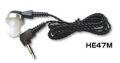 第一電波工業　HE47M　ハンディ用イヤホン（１ｍコード）3.5mm　Ｌ型プラグ（モノラル）